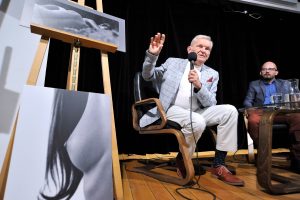 Literacki Piatek. Janusz Mielczarek, fot. Zbigniew Burda
