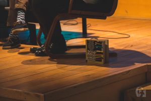 Literacki Piątek. Spotkanie autorskie z Utą Przyboś, Łukaszem Suskiewiczem i Jarosławem Błahym (26 kwietnia 2019), fot. Justyna Kwasek