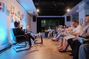 Literacki Piątek. Spotkanie z Magdaleną Piekorz i Ewą Kopsik (21 czerwca 2019), fot. Marcin Szczygieł