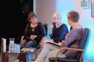 Literacki Piątek. Spotkanie z Magdaleną Piekorz i Ewą Kopsik (21 czerwca 2019), fot. Marcin Szczygieł
