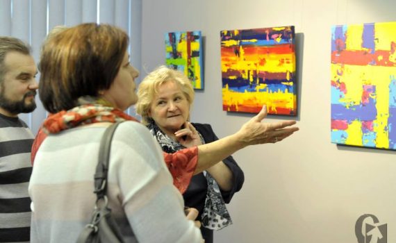 Wernisaż wystawy Karoliny Parkitnej fot Zbigniew Burda