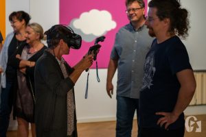 Windows XD. Wystawa prac Agaty Lankamer (21 lipca 2019), fot. Cezary Łopaciński