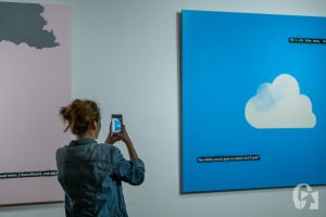 Windows XD. Wystawa prac Agaty Lankamer (21 lipca 2019), fot. Cezary Łopaciński