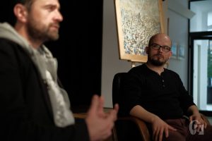 Spotkanie autorskie z Adamem Regiewiczem (4 kwietnia 2018), fot. Marcin Szczygieł