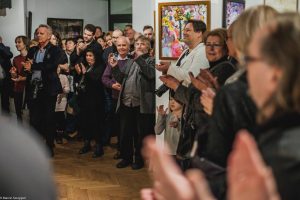 Wernisaż wystawy Anity Grobelak (12 stycznia 2018), fot. Marcin Szczygieł