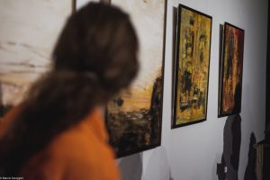 Wernisaż wystawy Anity Grobelak (12 stycznia 2018), fot. Marcin Szczygieł