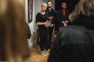 Wernisaż wystawy Anity Grobelak (12 stycznia 2018), fot. Marcin Szczygieł