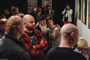 Wernisaż wystawy Anity Grobelak (12 stycznia 2018), fot. Marcin Szczygieł