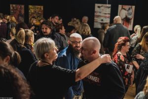 Wernisaż wystawy Anity Grobelak (12 stycznia 2018), fot. Marcin Szczygieł