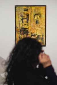 Wernisaż wystawy Anity Grobelak (12 stycznia 2018), fot. Marcin Szczygieł