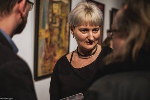 Wernisaż wystawy Anity Grobelak (12 stycznia 2018), fot. Marcin Szczygieł