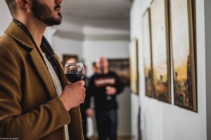 Wernisaż wystawy Anity Grobelak (12 stycznia 2018), fot. Marcin Szczygieł