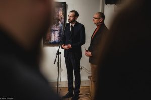 Wernisaż wystawy Anity Grobelak (12 stycznia 2018), fot. Marcin Szczygieł