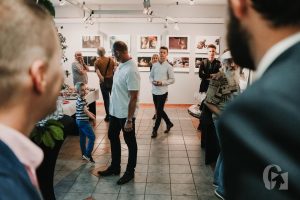 Wernisaż wystawy fotografii Bartosza Dominika (28 maja 2018), fot. Marcin Szczygieł