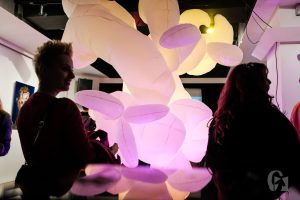 Finisaż wystawy Lipstick on the Glass (19 kwietnia 2018), fot. Marcin Szczygieł