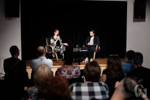 Literacki Piątek. Spotkanie autorskie z Renatą Kuryłowicz (29 czerwca 2018), fot. Marcin Szczygieł