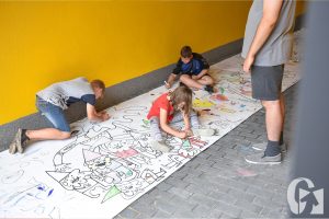 Warsztaty rysunkowe z Maciejem Salamonem (30-31 sierpnia 2018), fot. Łukasz Kolewiński, Marcin Szczygieł