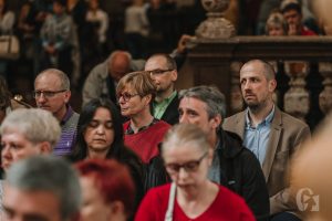 Występ Grupy Schola Gregoriana Cardinalis Stephani Wyszyński (2 maja 2018), fot. Marcin Szczygieł