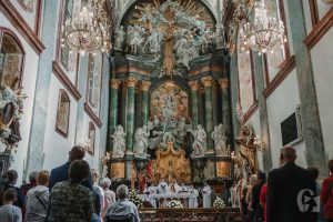 Występ Grupy Schola Gregoriana Cardinalis Stephani Wyszyński (2 maja 2018), fot. Marcin Szczygieł