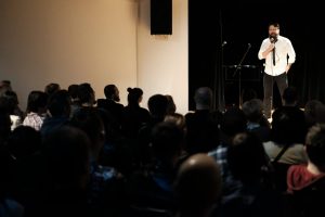 Michał Pałubski i Brothells Stand-Up Comedy (23 marca 2018), fot. Marcin Szczygieł