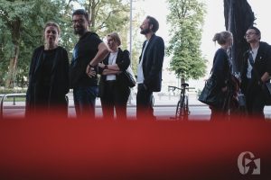 Odsłonięcie muralu typograficznego Czytaj (25 czerwca 2018), fot. Marcin Szczygieł