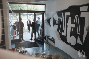 Odsłonięcie muralu typograficznego Czytaj (25 czerwca 2018), fot. Marcin Szczygieł