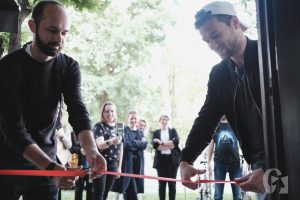 Odsłonięcie muralu typograficznego Czytaj (25 czerwca 2018), fot. Marcin Szczygieł