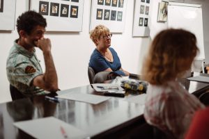 Warsztaty dziennikarskie z Romanem Kurkiewiczem (16-17 sierpnia 2018), fot. Marcin Szczygieł