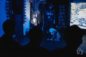 Dopóki Pieśń Trwa. Spektakl Wojciecha Kołsuta (24 stycznia 2018), fot. Marcin Szczygieł