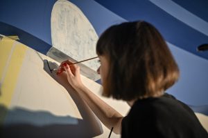 Joanna Ambroz Mural Ośrodek Promocji Kultury Częstochowa fot Łukasz Kolewiński