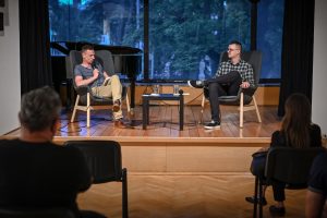 Tomasz Bąk Spotkanie autorskie w Częstochowie fotografował Łukasz Kolewiński