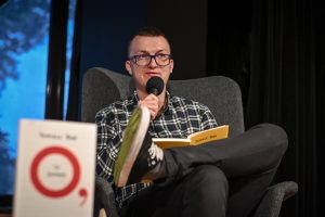 Tomasz Bąk Spotkanie autorskie w Częstochowie fotografował Łukasz Kolewiński