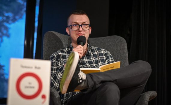 Tomasz Bąk Spotkanie autorskie w Częstochowie fotografował Łukasz Kolewiński
