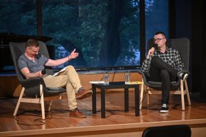 Tomasz Bąk Spotkanie autorskie w Częstochowie fotografował Łukasz Kolewiński