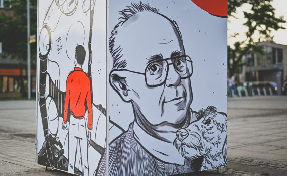 Anna Grzyb instalacja artystyczna Stanisław Lem fot Łukasz Kolewiński