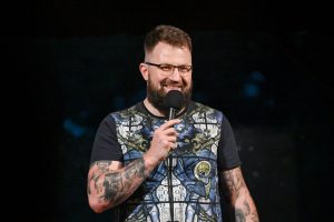 Jakub Ćwiek Maciej Lobo Linke Stand Up Comedy Częstochowa 2021 fot Łukasz Kolewiński