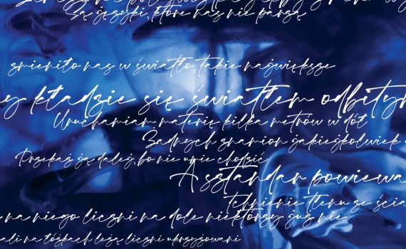 grafika ilustracyjna z odręcznym pismem