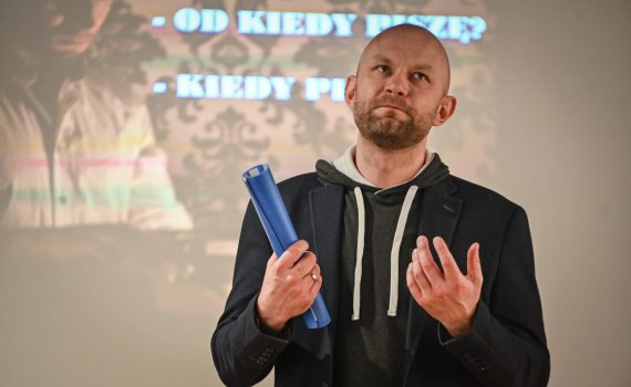 Grzegorz Kopiec w Ośrodku Promocji Kultury