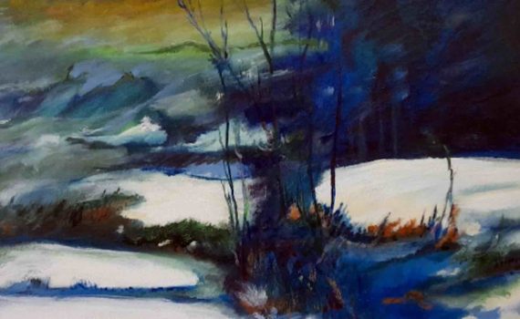 fragment reprodukcji obrazu Jerzego Klimczaka