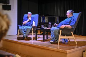 Zdzisław Romuald Sierpiński podczas rozmowy z Wojciechem Kowalskim