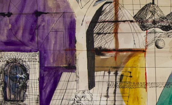 fragment reprodukcji obrazu Antoniny Janus-Szybist zatytułowanego Drzewo