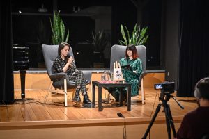 Aleksandra Pakieła w rozmowie z Sylwią Górą w Częstochowie