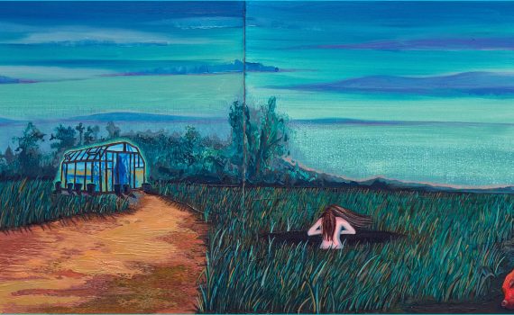 Fragment reprodukcji obrazu Anny Marciniak