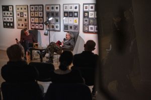 Łukasz Suskiewicz i Jarosław Błahy podczas spotkania autorskiego